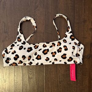 Xhilaration Leopard Print Bikini Top
